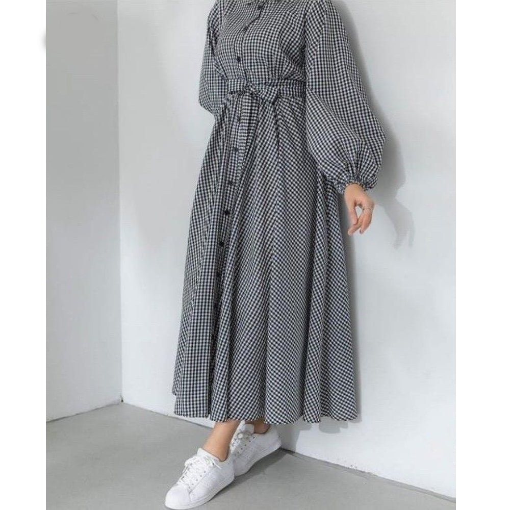 Ladies checkered Frock