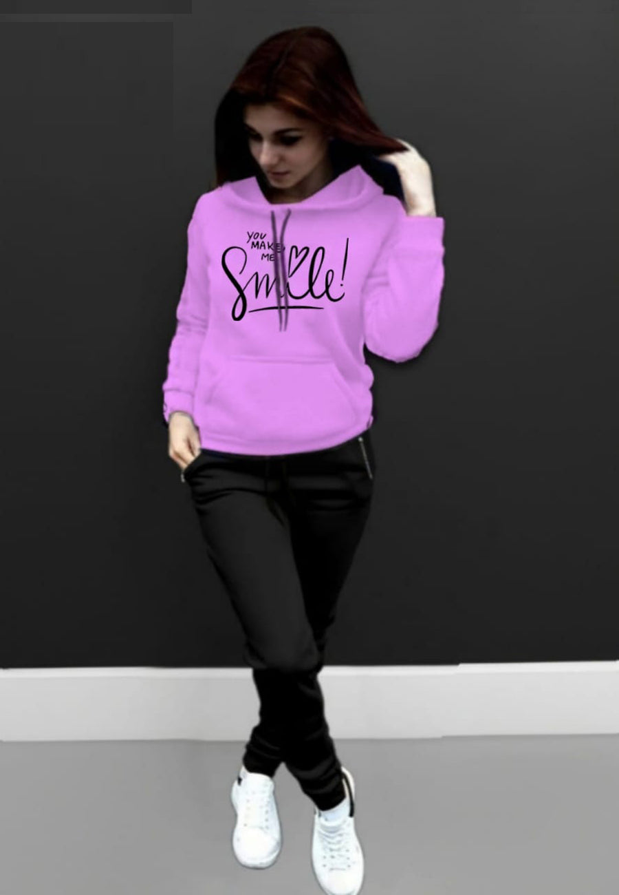 Ladies Smile printed Tracksuits